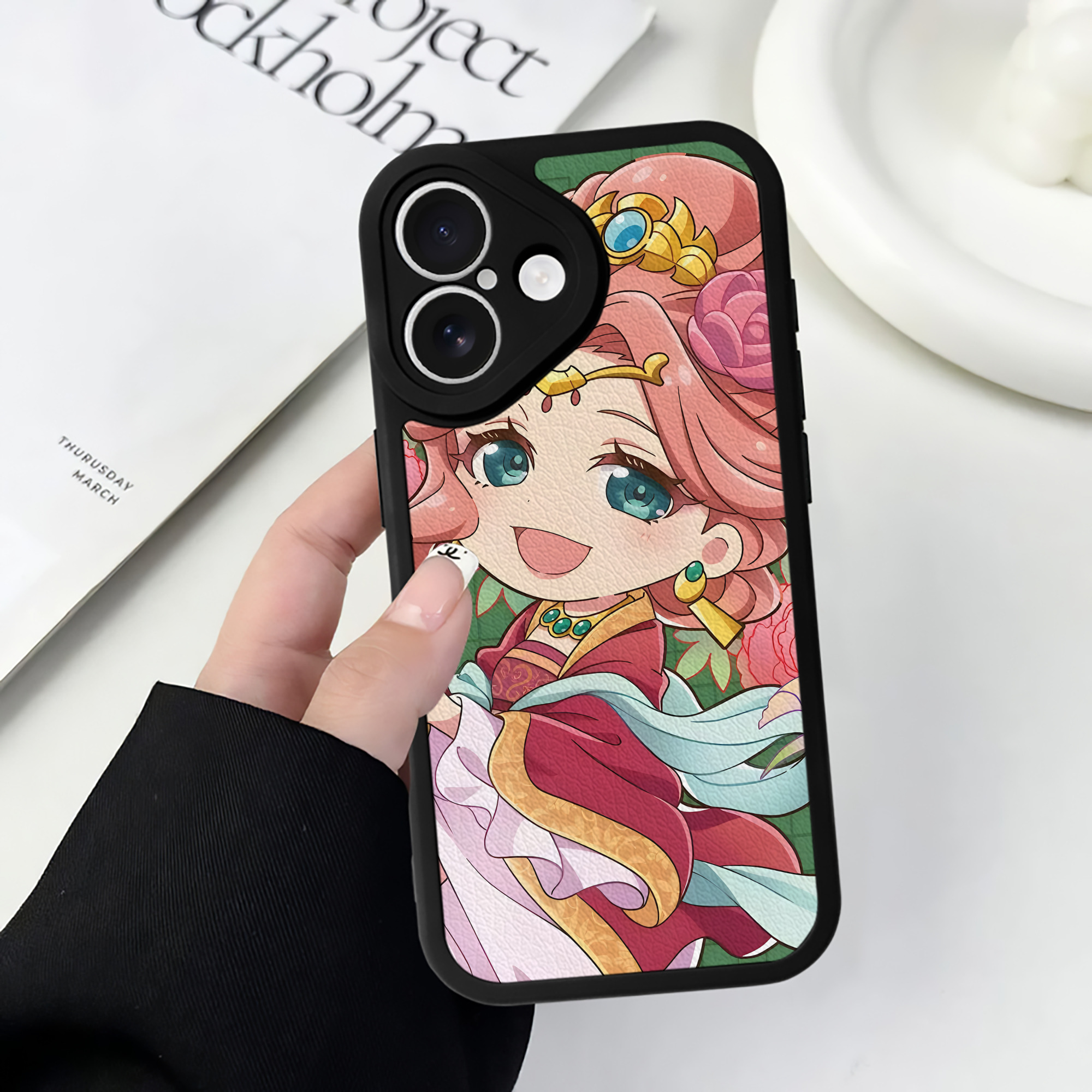 薬屋のひとりごと The Apothecary Diaries 【iPhone 16シリーズ対応】シリコンスマホケース（レザー調） 材質：シリコン